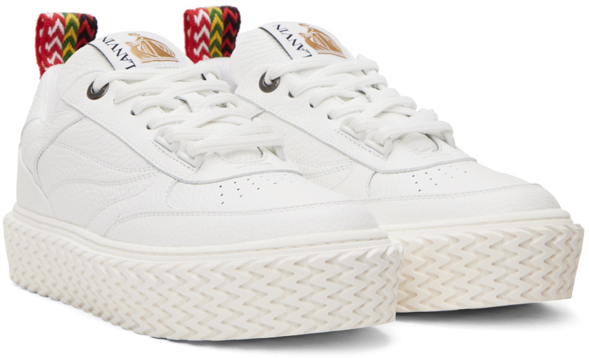 LANVIN | CURBIES SNEAKERS WHITE スニーカー Lanvin White Curbies Slip-On Sneakers Lanvin