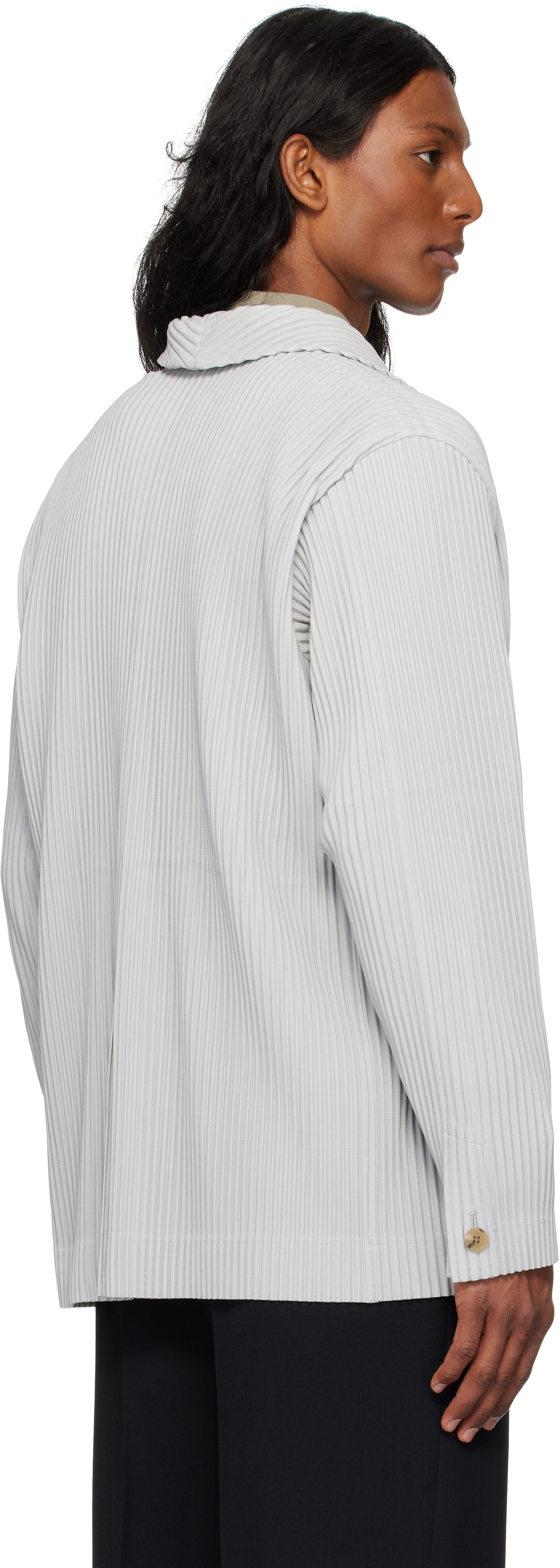 HOMME PLISSÉ ISSEY MIYAKE Gray Basics Blazer Homme Plisse Issey Miyake