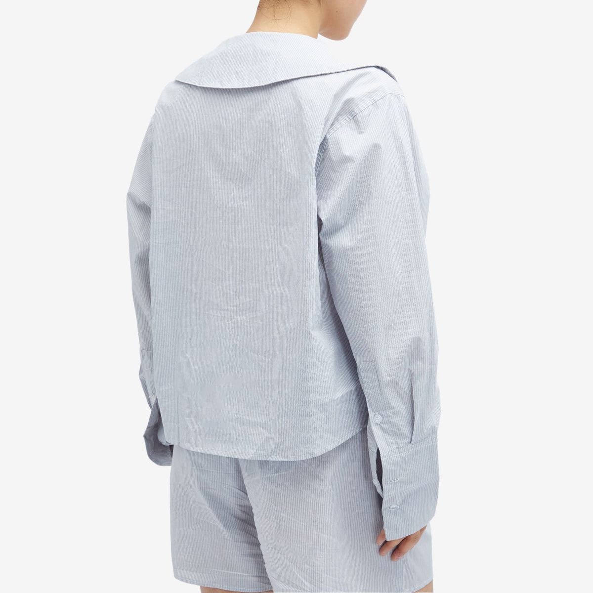 トップス deiji studios stripe shirts Deiji Studios Women's OS Collared Stripe Shirt in Dream
