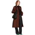 Lemaire Brown Cotton Overcoat