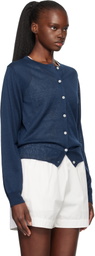 Nothing Written Navy Rola Linen Cardigan
