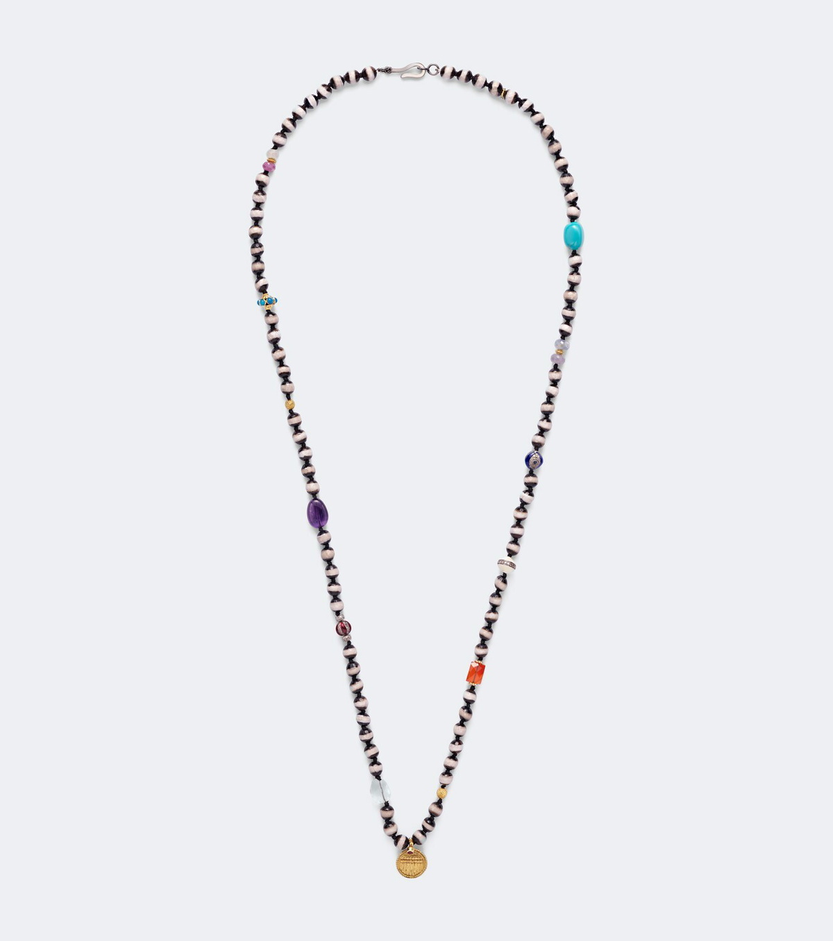Ileana Makri Beaded necklace with gemstones