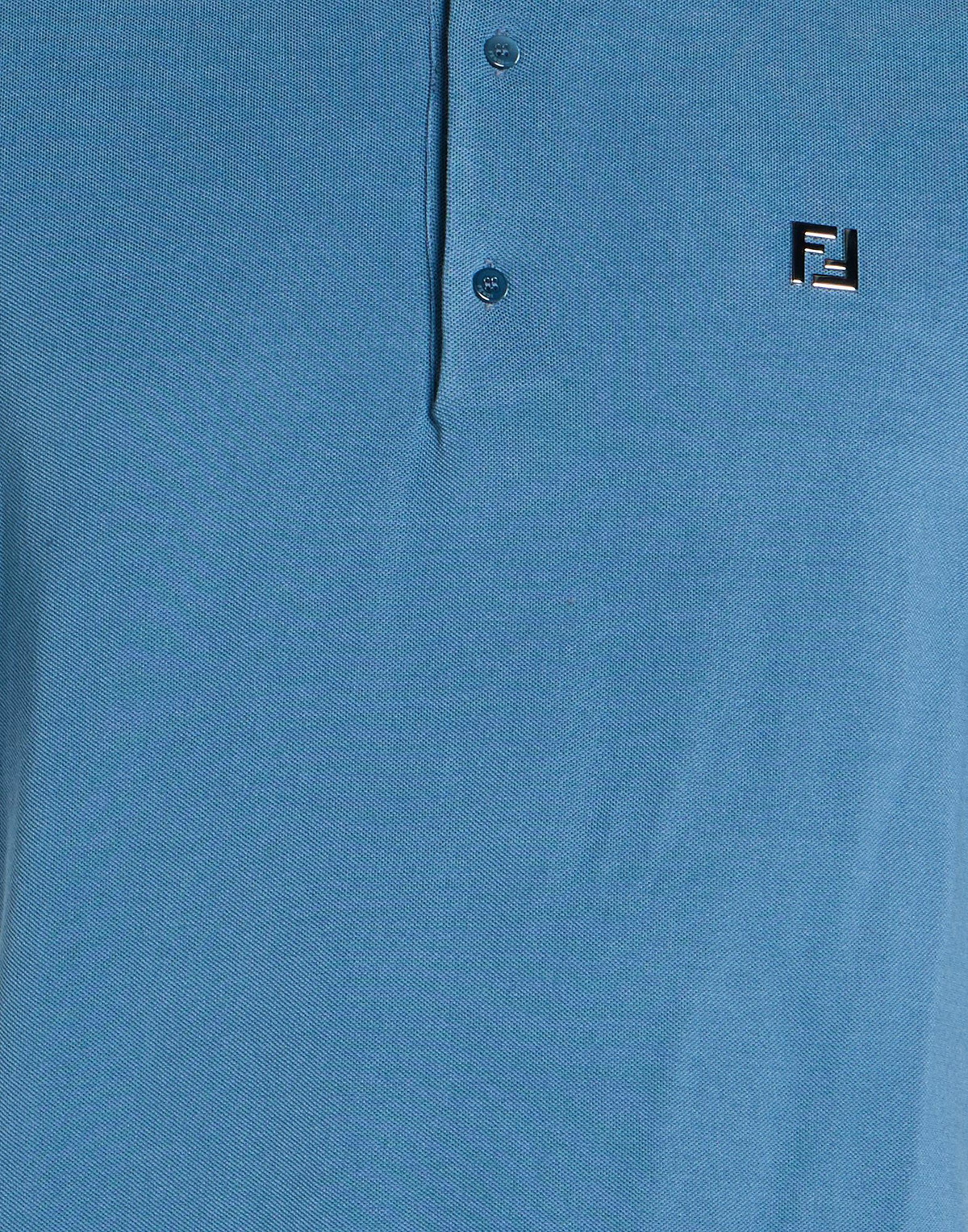 Fendi Mens Polo shirt Slate in Blue