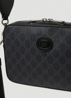 GG Messenger Crossbody Bag in Black