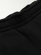 HAYDENSHAPES - Volume Straight-Leg Logo-Detailed Cotton-Jersey Shorts - Black