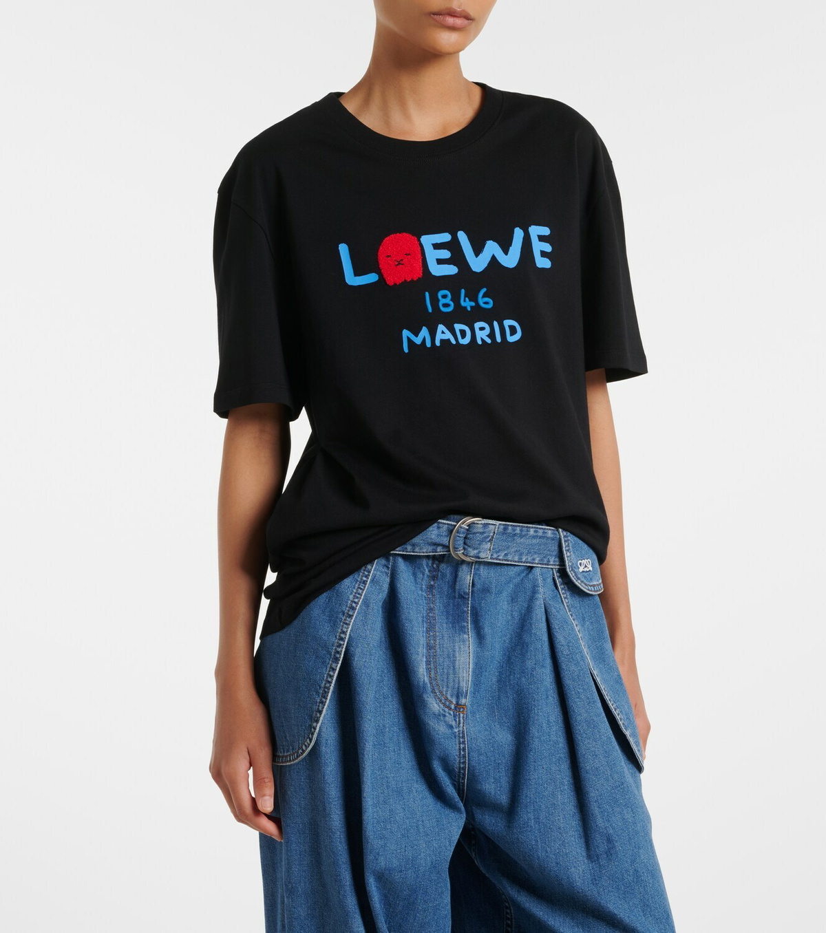 Loewe Logo cotton jersey T-shirt