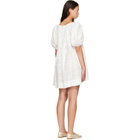 Sandy Liang White Hugo Midi Dress