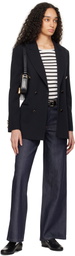 A.P.C. Black Anastasia Barbieri Edition Leather Loafers