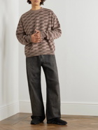 Balenciaga - Logo-Jacquard Knitted Sweater - Neutrals