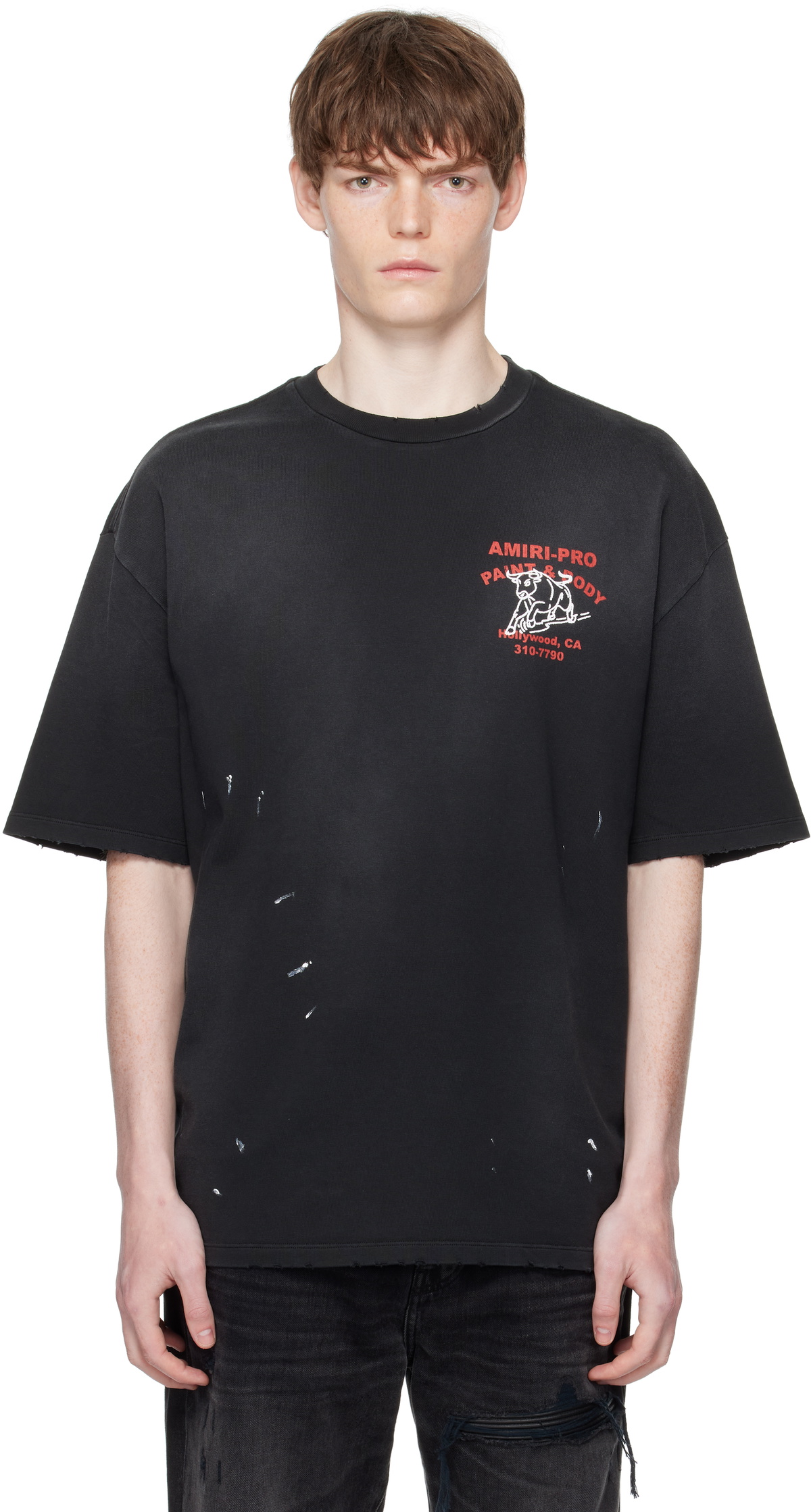Tシャツ・カットソー Amiri AMIRI CORE LOGO T-SHIRT AMIRI CORE LOGO PRINT T-SHIRT – TheLuxeLend