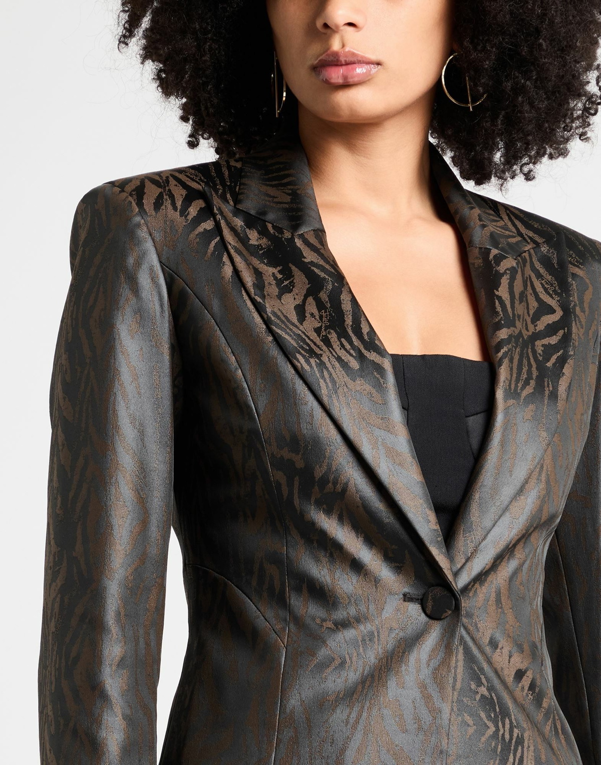 Just Cavalli Womens Blazer Chocolate in Brown