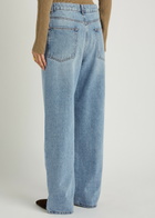 Rohe Baggy Straight-leg Jeans Blue Denim