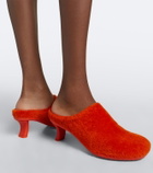 Loewe Dive shearling mules