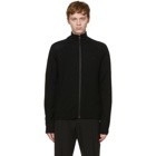 A-COLD-WALL* Black Merino Zip-Up Sweater