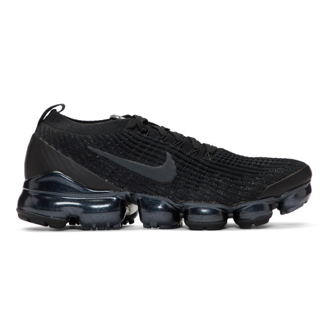 Photo: Nike Black Air VaporMax Flyknit 3 Sneakers