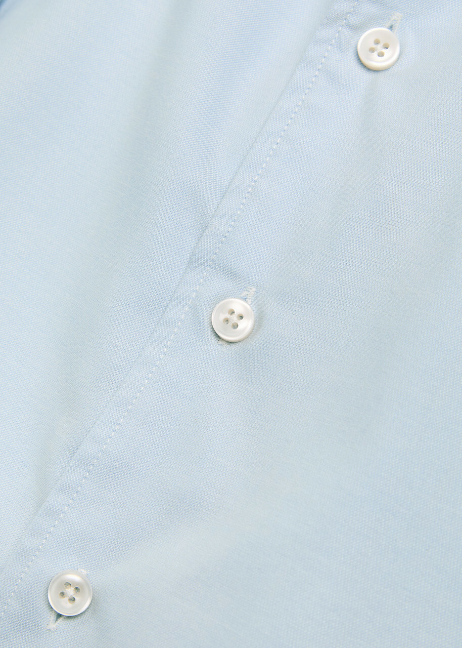 Aurélien Cotton-blend Shirt Blue