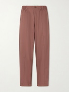 Kardo - Kedar Straight-Leg Cotton Trousers - Brown