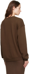 ÉTERNE Brown Oversized Sweatshirt