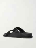 BIRKENSTOCK 1774 - Arizona Calf Hair Sandals - Black