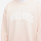 Sporty & Rich Men's Wellness Ivy Sweatshirt in Ballet Pink/White