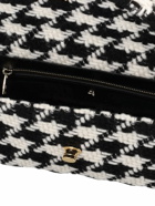 ANINE BING - Nico Houndstooth Shoulder Bag