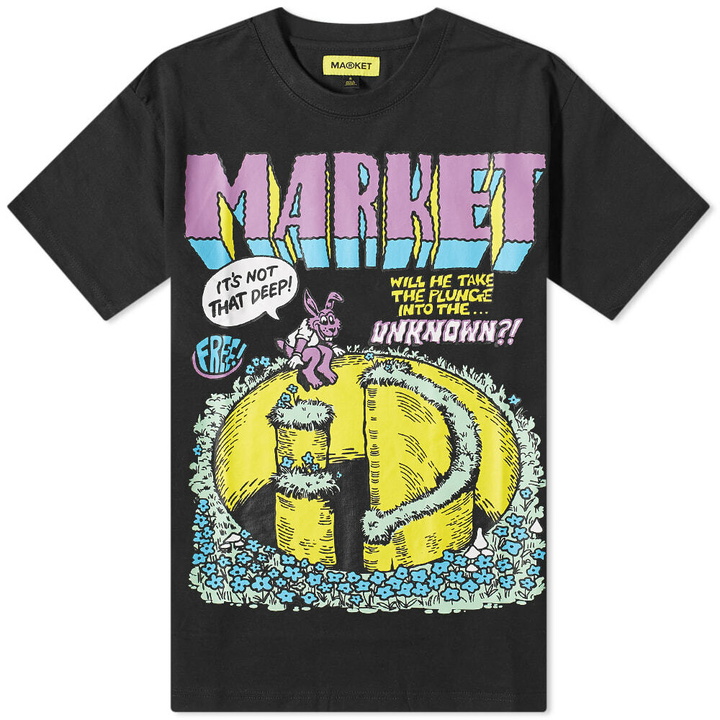 Photo: Market Men's Smiley Into The Unknown T-Shirt in Black