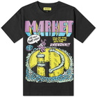 Market Men's Smiley Into The Unknown T-Shirt in Black