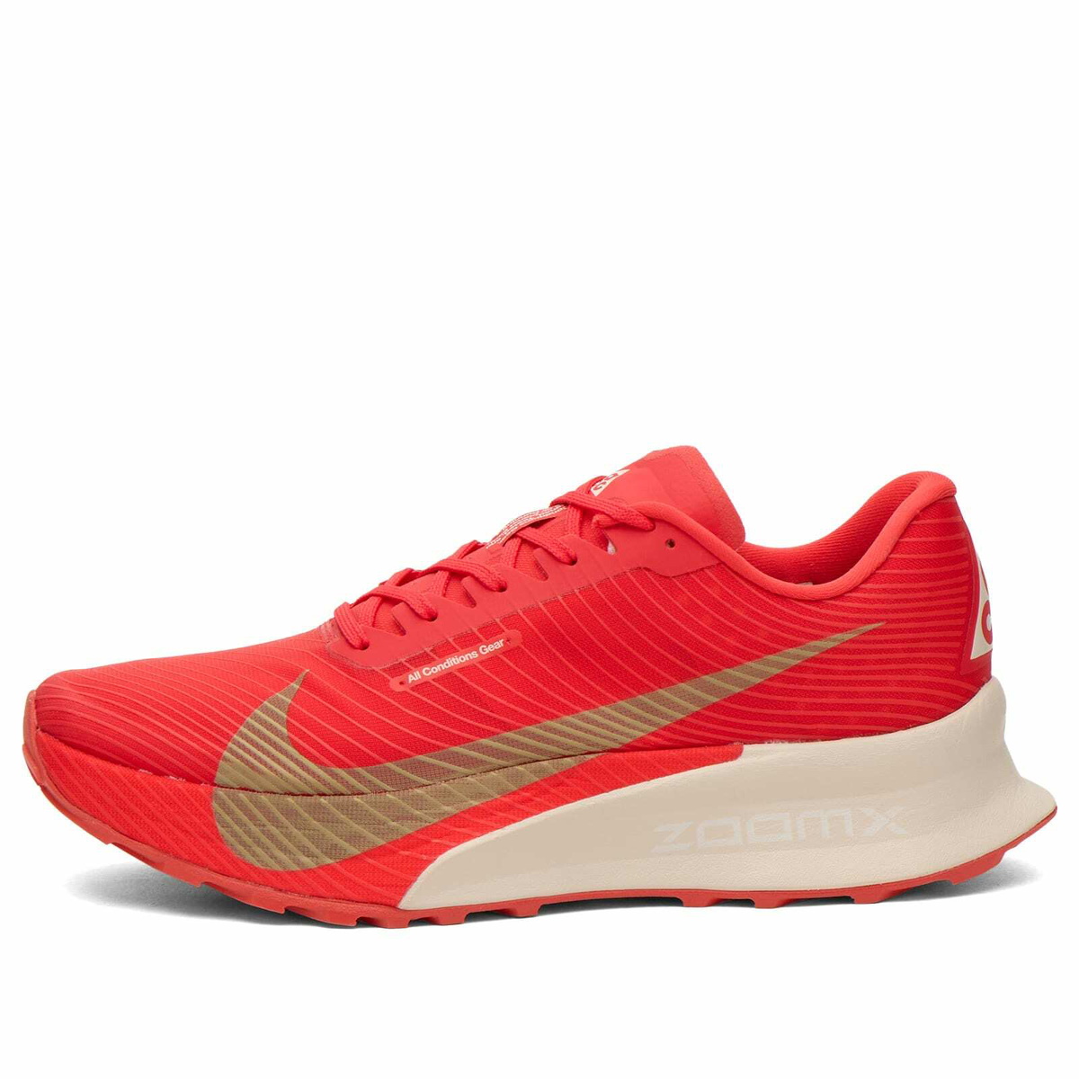 Nike Men's ACG Ultrafly 2 Sneaker in Light Crimson/Pure Platinum/Summit White