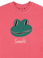 JELLYMALLOW Frog Print Cotton Jersey T-shirt