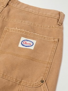 Cherry Los Angeles - Straight-Leg Panelled Printed Cotton-Canvas Trousers - Brown