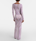 Pucci Iride jersey maxi dress