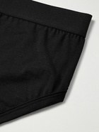 TOM FORD - Stretch-Cotton and Modal-Blend Briefs - Black