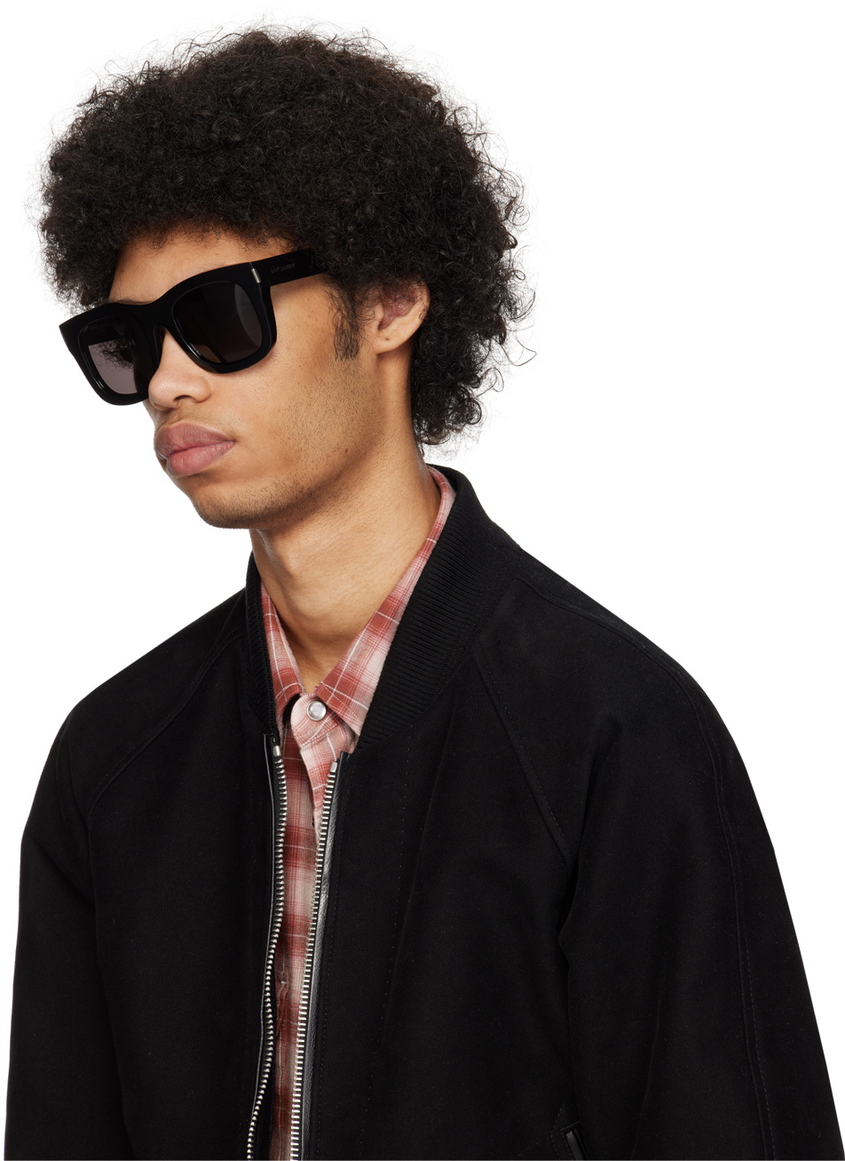 SAINT LAURENT SL 650 モンソ SL650MONCEAU 001BLACKBLACKBLACK SL 650 MONCEAU sunglasses Black | SmartBuyGlasses US