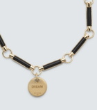 Foundrae Dream 18kt gold chain bracelet with onyx