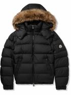 Moncler - Mayaf Faux Fur-Trimmed Quilted Shell Down Jacket - Black
