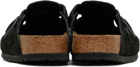 Birkenstock Black Regular Boston Soft Footbed Clogs