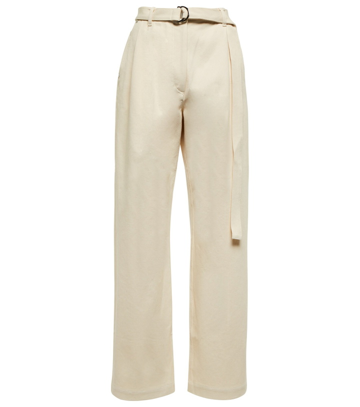 Photo: Peter Do - Belted high-rise wide-leg jeans