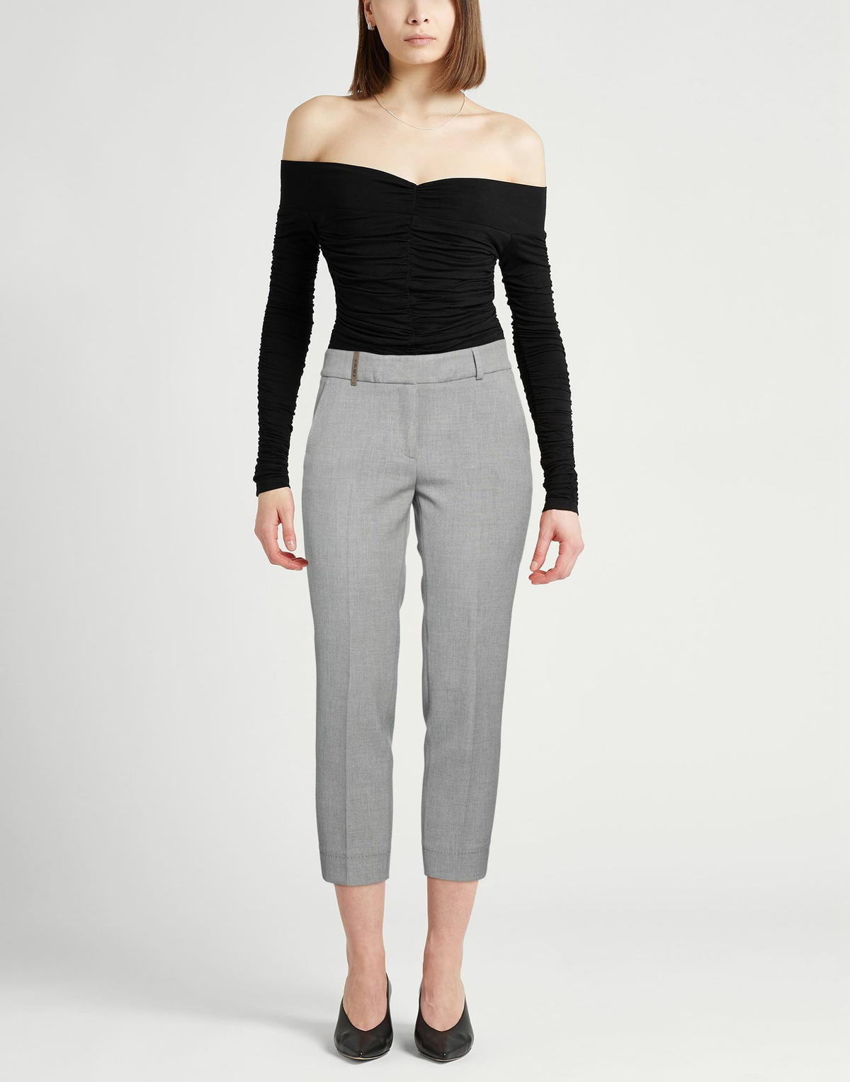Peserico Womens Pants Light in Grey