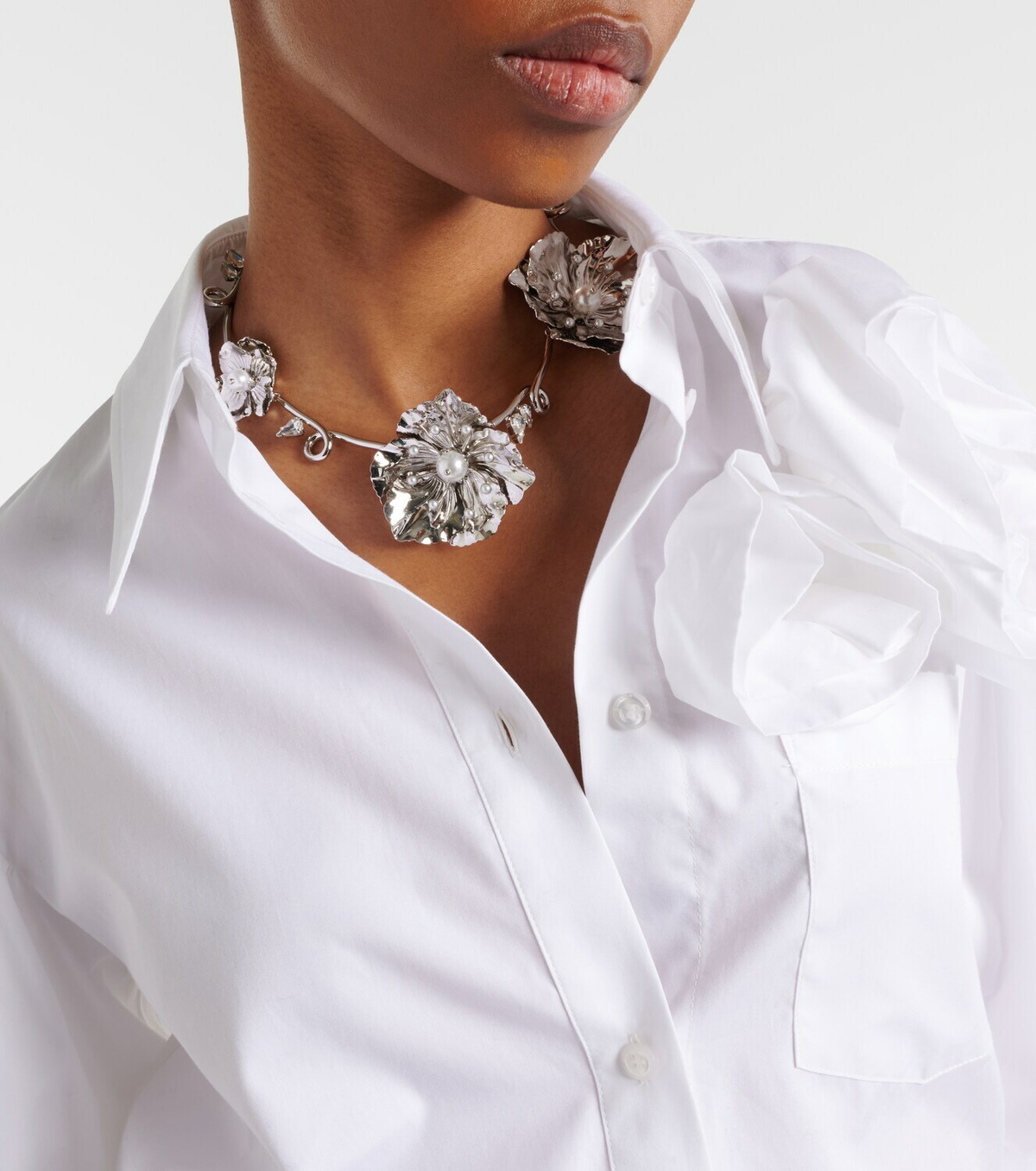Simone Rocha Turbo Blooming Poppy choker
