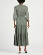 Peserico Womens Maxi dress in Sage green