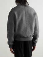 Jacquemus - Feltro Wool-Felt Bomber Jacket - Gray