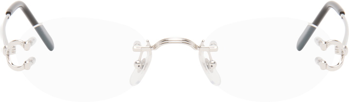 Photo: Cartier Silver Signature C Optical Glasses