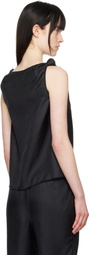 Loulou Studio Black Remy Tank Top