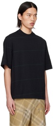 Burberry Black Striped T-Shirt