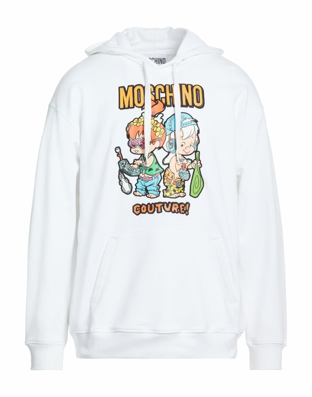 Photo: Moschino Moschino Couture + The Flintstones Mens Sweatshirt in White