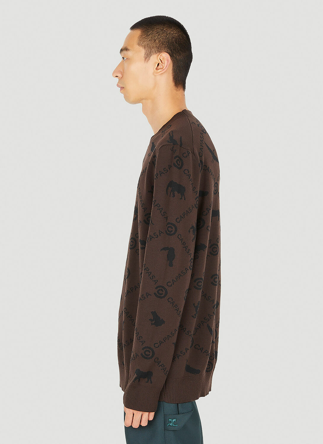 Capasa Milano Jacquard Logo Sweater