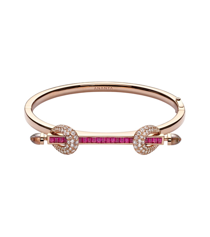 Photo: Ananya Chakra Icon 18kt rose gold bracelet with gemstones