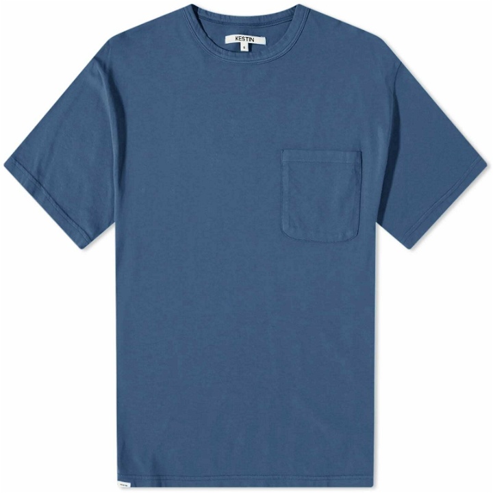 Photo: Kestin Men's Fly Pocket T-Shirt in French Blue