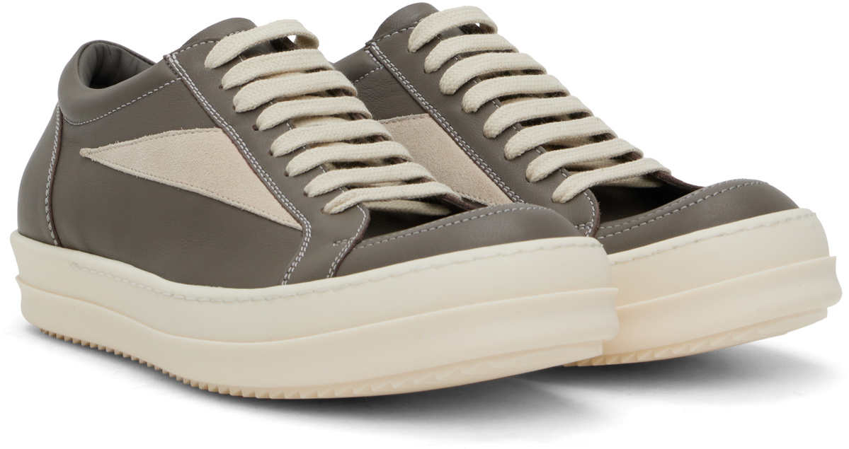 Rick Owens Hollywood Vintage Sneaker in Mahogany