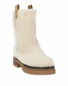 Sergio Rossi Womens Ankle boots Cream